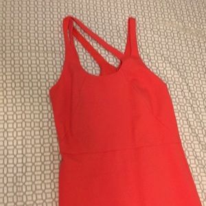 Halston Heritage dress. Size S. Color orange.